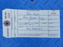 Rolls Royce Cullinan rear bumper chrome trim #2469