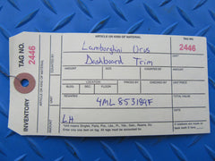 Lamborghini Urus left dashboard dash trim panel #2446