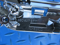 Bentley Continental GT GTC rear bumper license plate chrome trim #2319
