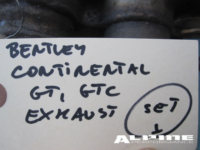 Bentley Continental GT exhaust