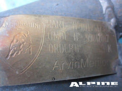 Lamborghini Gallardo right exhaust terminal pipe