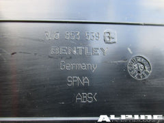 Bentley Continental Flying Spur left rear door sill trim emblem plate #2