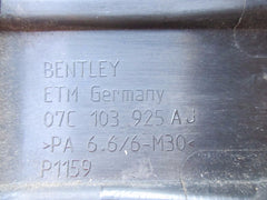 Bentley Continental Gt Gtc Flying Spur engine intake manifold cover trim emblem #0757