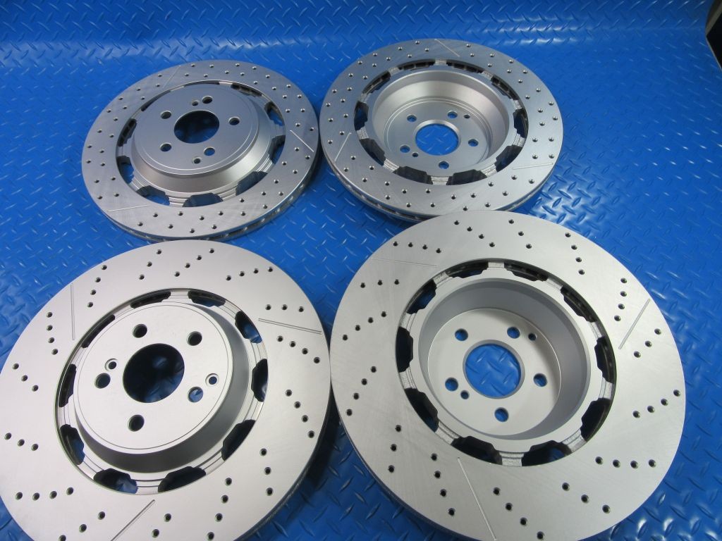 Mercedes W222 S63 S65 Amg front and rear brake disc rotors TopEuro #7575