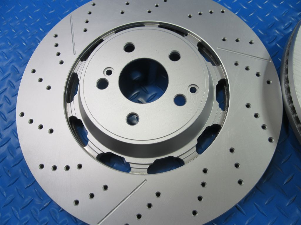 Mercedes W222 S63 S65 Amg front and rear brake disc rotors TopEuro #7302