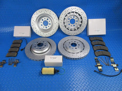 Maserati Ghibli S Sq4 Quattroporte front rear brake pads rotors FREE FILTER #7343 14-16