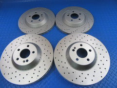 Mercedes S class S550 S550e front rear brake rotors TopEuro #9051