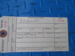 Maserati Ghibli Quattroporte windshield wiper motor #5745