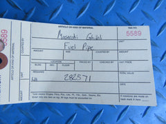 Maserati Ghibli left fuel rail high pressured pipe #5589