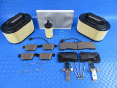 Maserati Ghibli front rear brake pads +4 filter set 2017-24 #7072