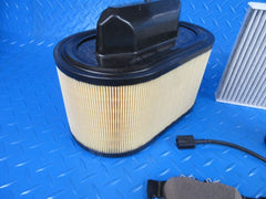 Maserati Ghibli front rear brake pads +4 filter set 2017-24 #7072