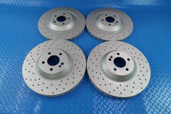 Mercedes S550 S600 Maybach front & rear brake disc rotors #11983