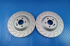 Mercedes S550 S600 Maybach rear brake disc rotors 360mm TopEuro #11981