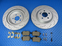 Mercedes S class S550 S550e rear brake pads & rotors TopEuro #9239