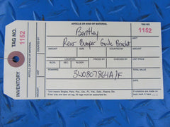 Bentley Continental GT GTC rear bumper center guide bracket #1152