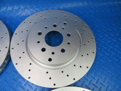 Maserati GranTurismo Gt front and rear rotors  set of 4 PREMIUM QUALITY #7333