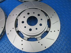 Maserati GranTurismo Gt front and rear rotors  set of 4 PREMIUM QUALITY #7333