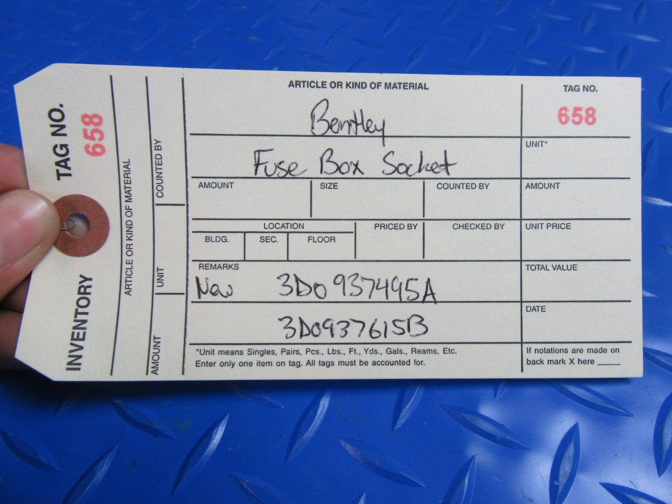 Bentley Continental Flying Spur GT GTC dashboard fuse box socket NEW #0658
