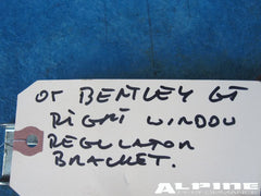 Bentley Continental GT right window regulator bracket