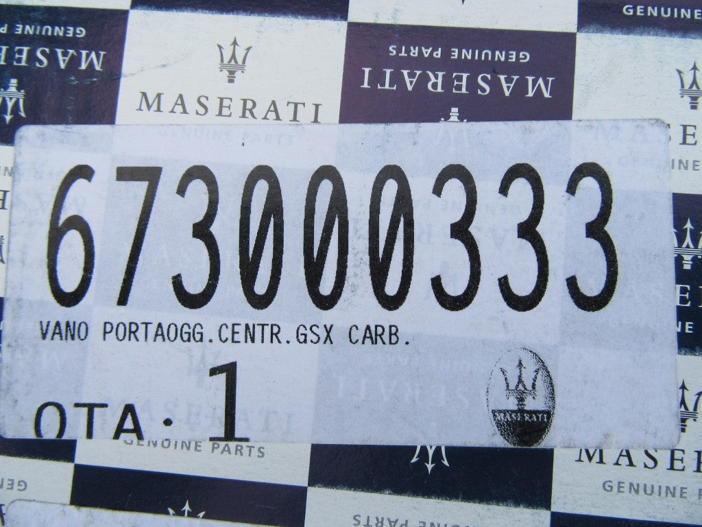 Maserati Ghibli center console carbon trim #5404