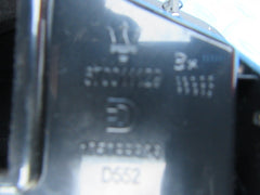 Maserati Ghibli center console dark brown ash aged wood trim #5405