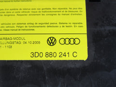 Bentley Continental Flying Spur left front seat airbag #0619