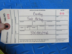 Bentley Continental Flying Spur left front seat airbag #0619