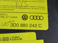 Bentley Continental Flying Spur right front seat airbag #0613