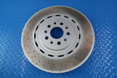 Maserati Levante S Trofeo front brake disc dimpled rotor 1pc TopEuro #12018