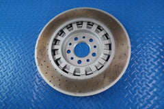 Maserati Levante S Trofeo front brake disc dimpled rotor 1pc TopEuro #12018