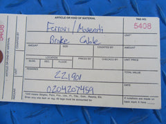 Maserati GranTurismo emergency parking brake secondary cable #5408
