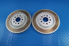 Maserati Levante smooth front brake disc rotors 2pcs TopEuro #12042