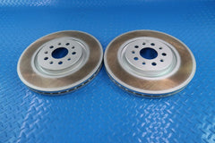 Maserati Levante smooth front brake disc rotors 2pcs TopEuro #12042