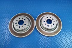 Maserati Levante smooth rear brake disc rotors 2pcs TopEuro #12045