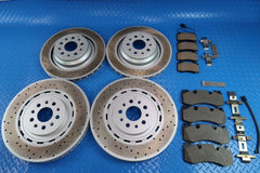 Maserati Quattroporte GTS 3.8 V8 front rear brake pads & rotors TopEuro #12059
