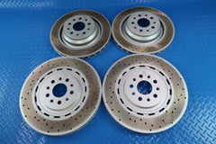 Maserati Quattroporte GTS V8 3.8 front rear brake disk rotors TopEuro #12060