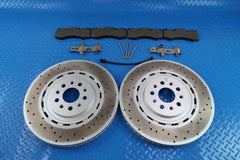 Maserati Quattroporte GTS 3.8 V8 front brake pads & rotors TopEuro #12061