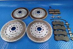 Maserati Quattroporte GTS 3.8 V8 front rear brake pads & rotors TopEuro #12101
