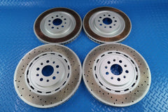 Maserati Quattroporte GTS 3.8 V8 front & rear brake disc rotors TopEuro #12102