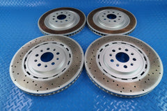 Maserati Quattroporte GTS 3.8 V8 front & rear brake disc rotors TopEuro #12102