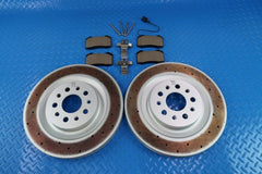 Maserati Quattroporte GTS 3.8 V8 rear brake pads & rotors TopEuro #12103