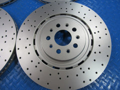 Maserati Levante S front rear brake pads and rotors drilled TopEuro #7355 Wholesale