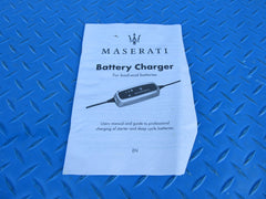 Maserati Ghibli Quattroporte Levante GranTurismo GranCabrio battery charger NEW OEM #0627