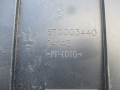 Maserati Quattroporte rear bumper underbelly shield #3903