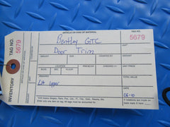 Bentley Continental Gtc Gt left door upper molding #5679