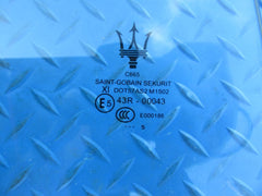 Maserati Quattroporte right rear door window glass #8042