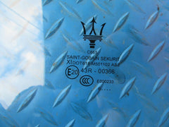 Maserati Quattroporte right rear door window glass #1195