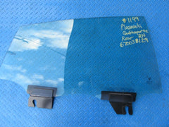 Maserati Quattroporte right rear door window glass #1199