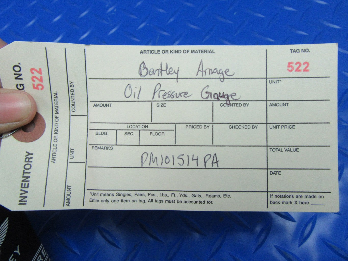 Bentley Arnage oil pressure gauge NEW OEM #0522