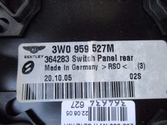 Bentley Continental Flying Spur rear overhead console gray